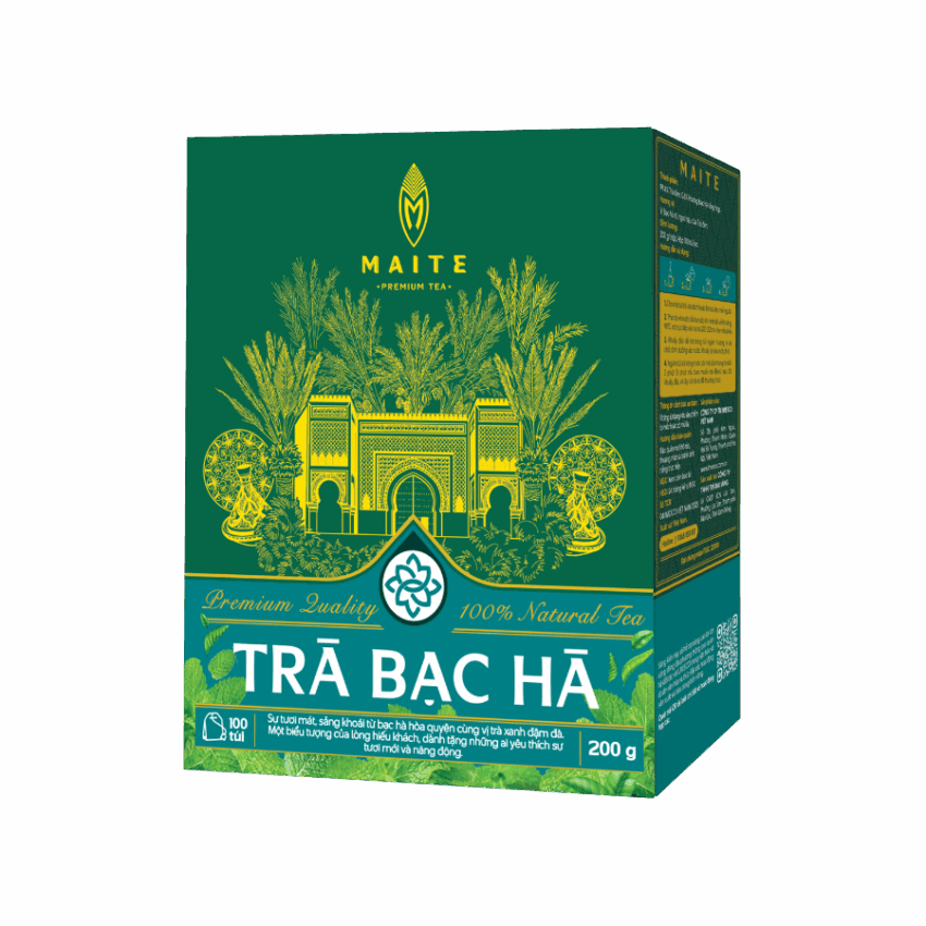 Trà túi lọc Bạc hà Maite