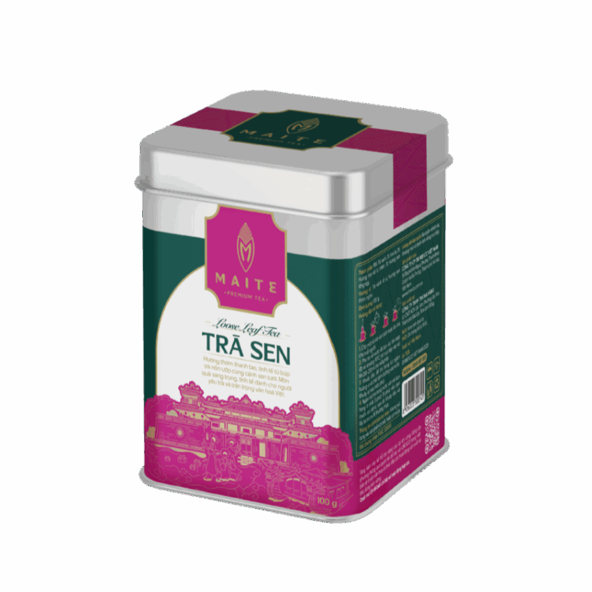 Trà lá cao cấp Sen Maite - Lotus Tea - 100g