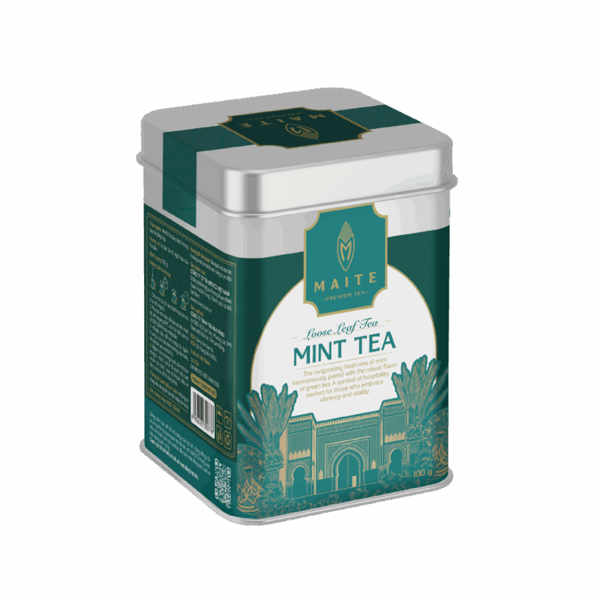 Trà Lá Cao Cấp Bạc Hà 100g
