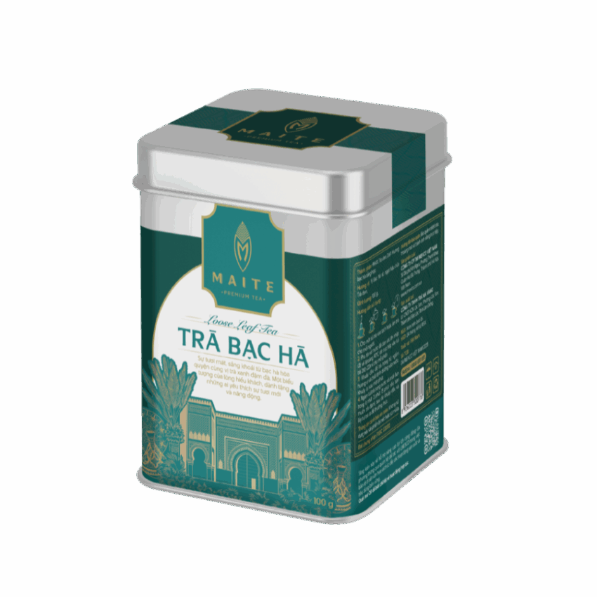 Trà Lá Cao Cấp Bạc Hà 100g - Mint Tea