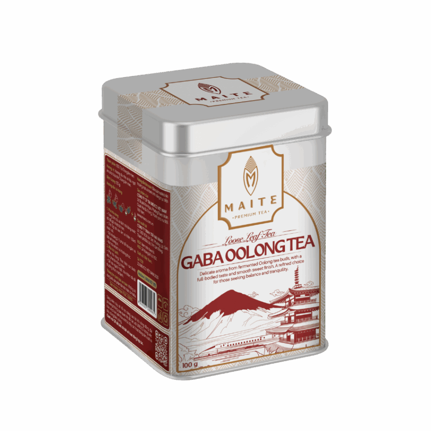 Trà lá cao cấp Ô Long Gaba Maite - Gaba Oolong Tea - 100g