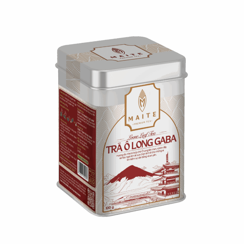 Trà lá cao cấp Ô Long Gaba Maite - Gaba Oolong Tea - 100g
