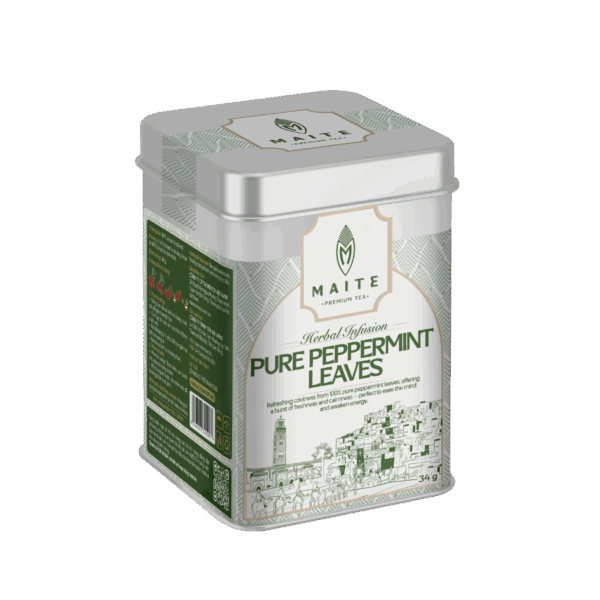 Trà lá cao cấp Thảo mộc bạc hà Maite - Pure Peppermint Tea - 34g