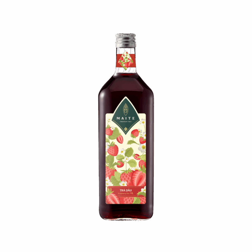 Trà dâu cô đặc Maite - Strawberry Tea - 1L