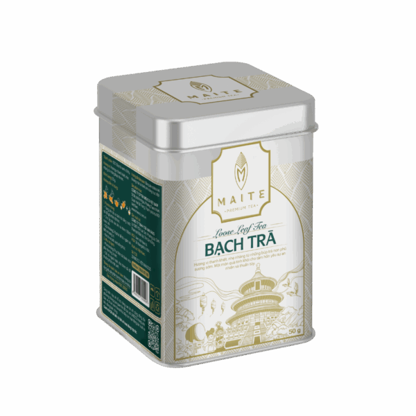 Trà lá cao cấp Bạch Trà Maite - white Tea - 50g